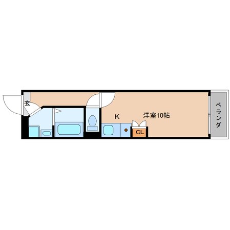 大和高田駅 徒歩5分 7階の物件間取画像